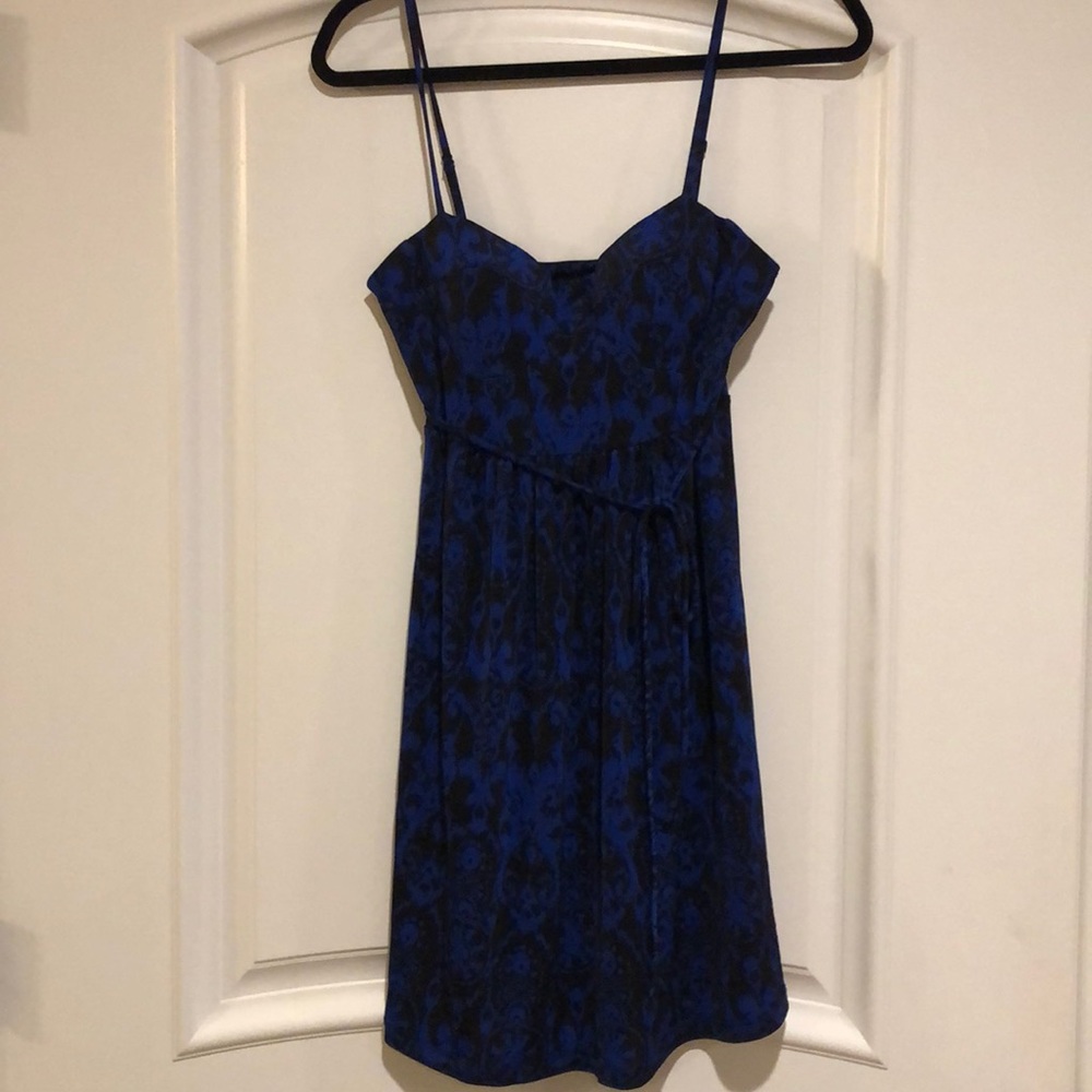 Blue Black Dress